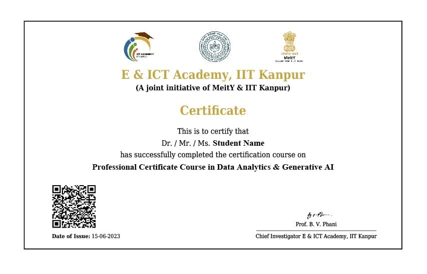 Program Certificate